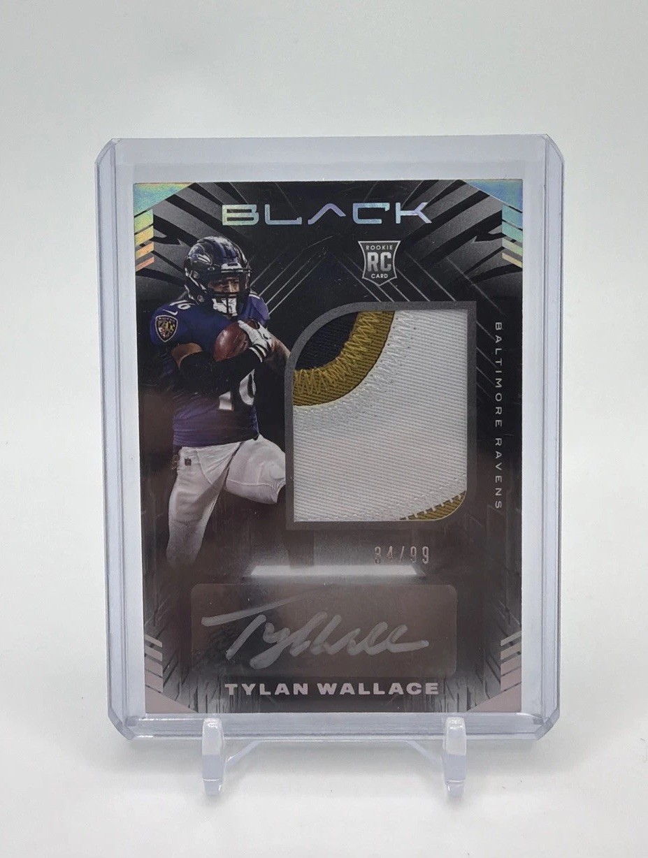 Tylan Wallace Panini Black #224 Patch Autograph-Silver