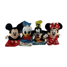 Disney Baby Melissa  Doug Set Of Plush Hand Puppets Mickey Minnie Goofy Donald