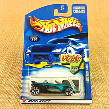 2002 Hot Wheels #201 Lotus Elise 340R Satin Metallic Blue Mainline Chrome Y5
