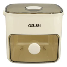 Ice Cube Tray with Lid and Bin, Easy Release Stackable Ice Maker with Container