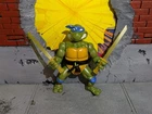 TMNT TEENAGE MUTANT NINJA TURTLES BLACK BELT STORAGE SHELL LEO NM WITH SWORDS!!