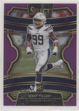 2019 Panini Select Concourse Purple Prizm 26/75 Jerry Tillery #84 1u6