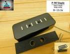 P-90  Staple Bridge Pickup Black Alnico 5 13.1k