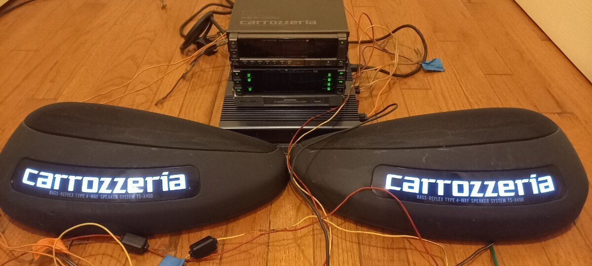 Pioneer Carrozzeria TS-X450 4-Way Speaker Pair Japan Car Audio
