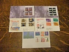 5 Assorted Christmas FDCs - Canada and Britain