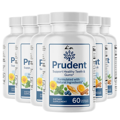Prudent Oral Probiotic Supplement, Supports Healthy Teeth & Gums - 6 Bottles