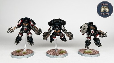 Warhammer 40k - Black Templar Space Marines - 3 Inceptors Squadron