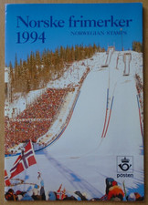 Norway - 1994 complete stamp year set in official presentation folder / pack.