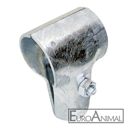 T-Schelle verzinkt, mit 1 Schraube, Rohrschelle Klemmschelle Rohrverbinder