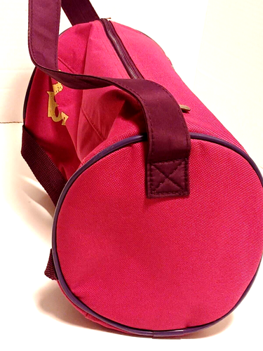 Bolso de Lona Bratz Estilo Cartera Bolso de Mano Estuche Rosa Púrpura En muy buena condición Asas con Cremallera - Imagen 4 de 11