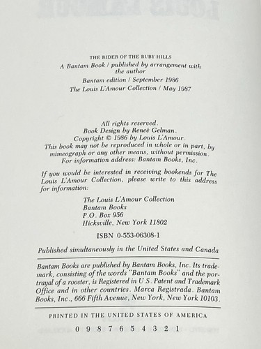 1986 Louis L'Amour Collection The Rider Of The Ruby Hills Kunstledereinband Buch - Bild 8 von 13