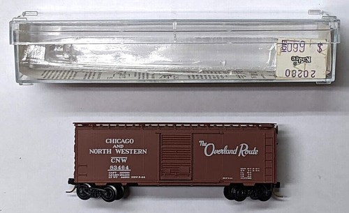 MTL Micro-Trains 20280 Chicago Northwestern CNW 83464 40 pies vagón de carga de una sola puerta | Zustand: New