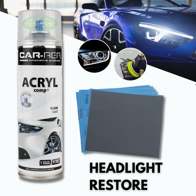 DupliColor Headlight Restoration Kit UV Protection HLR100 for sale