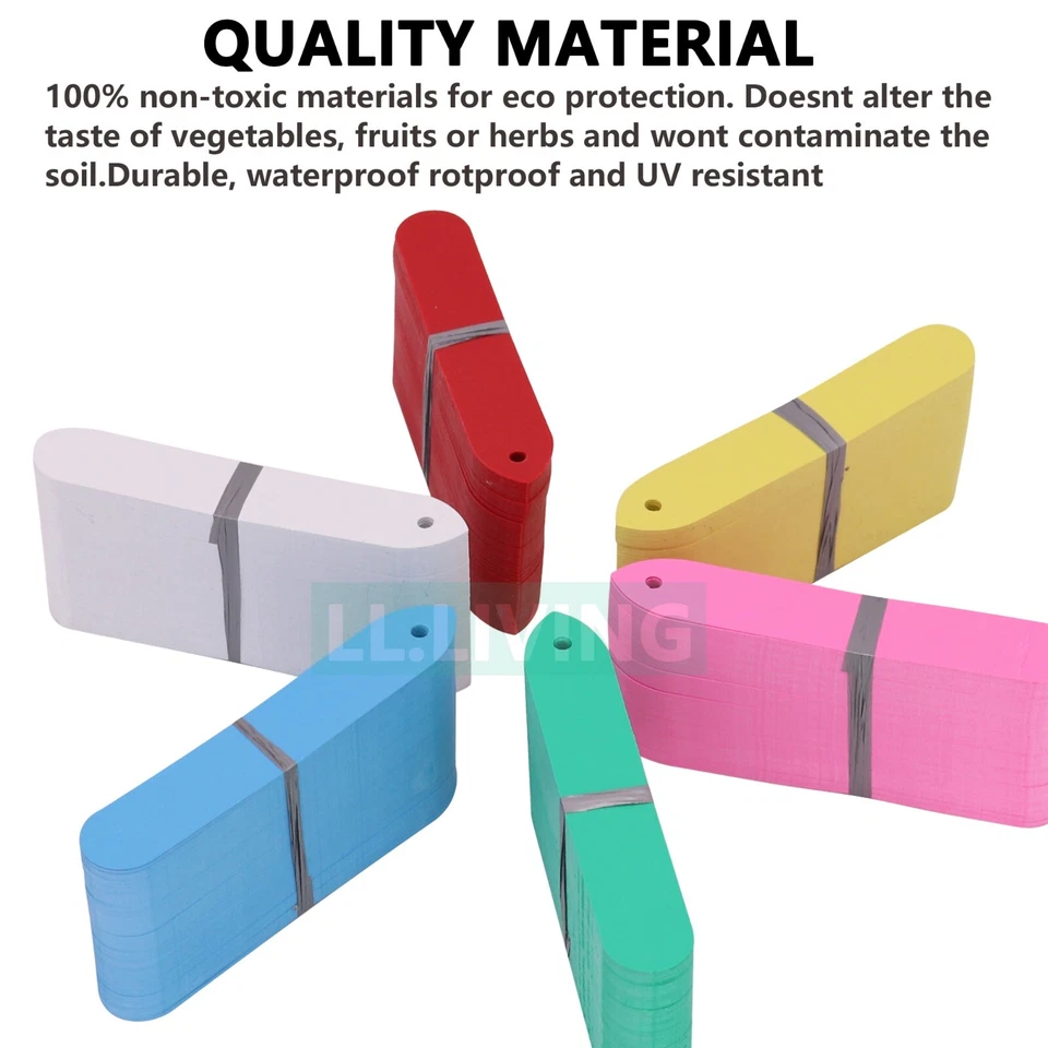 Plant Labels Flexible PVC Plastic Garden Tag Nursey Seeding Marker Pen Bulk Sale - image 3 of 4