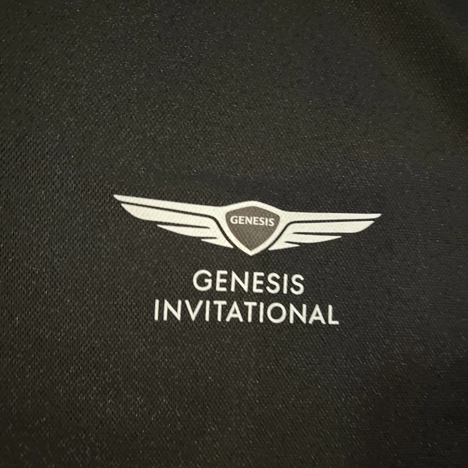 NUEVO CON ETIQUETAS Genesis Open Riviera Country Club Nike Dri-Fit Polo Camisa de Golf 2XL Negra PGA Foto 3 de 4