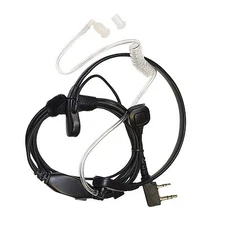 HQRP Hands Free Headset PTT Throat Mic for Baofeng BF-888 BF-888S BF-999 BF-999S