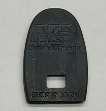 S&W M&P SHIELD PLUS / Equalizer 9mm 10rd Base Pad Black Floor Plate 10 Magazine