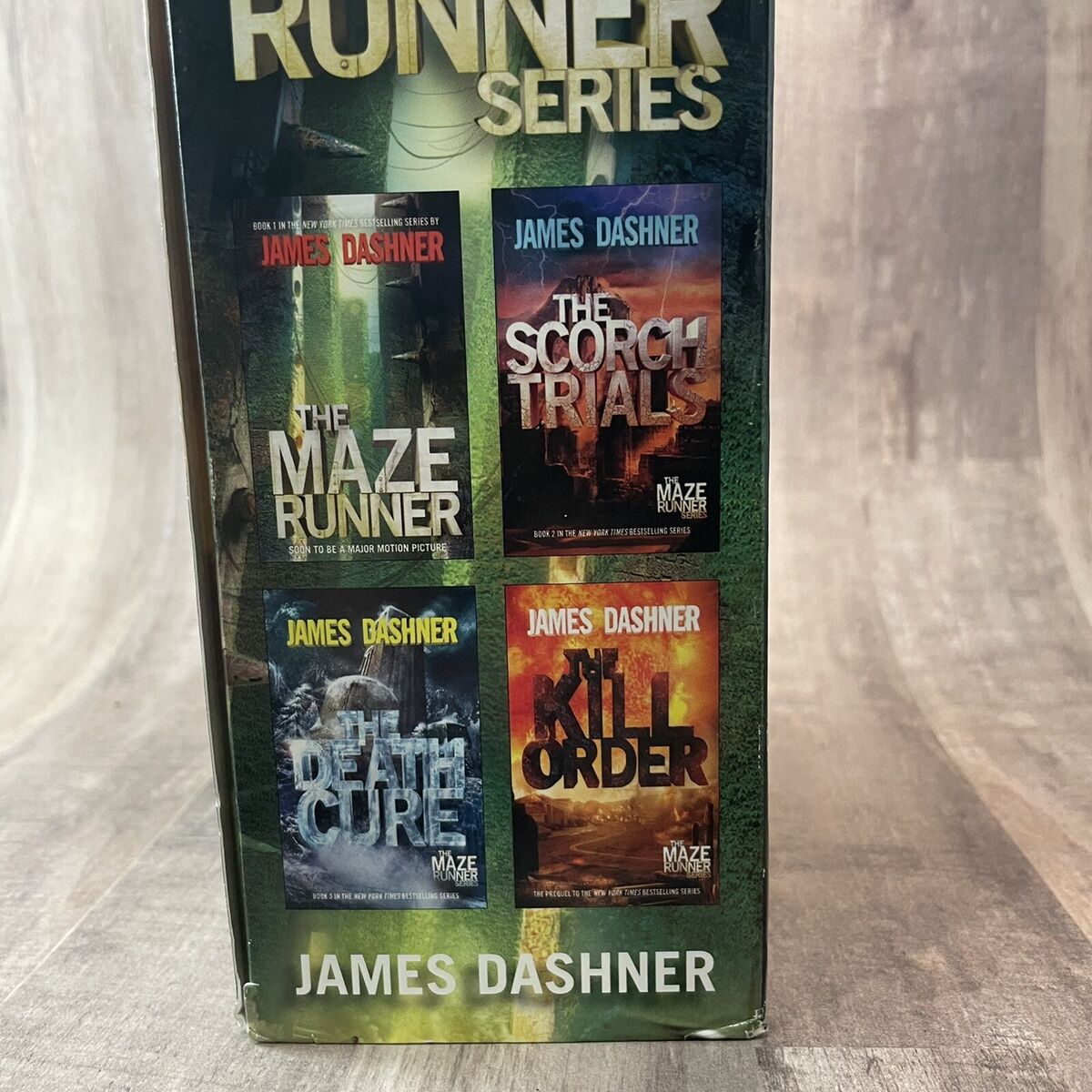 The Maze Runner 4 Book Boxed Set Series Books James Dashner Complete  Collection