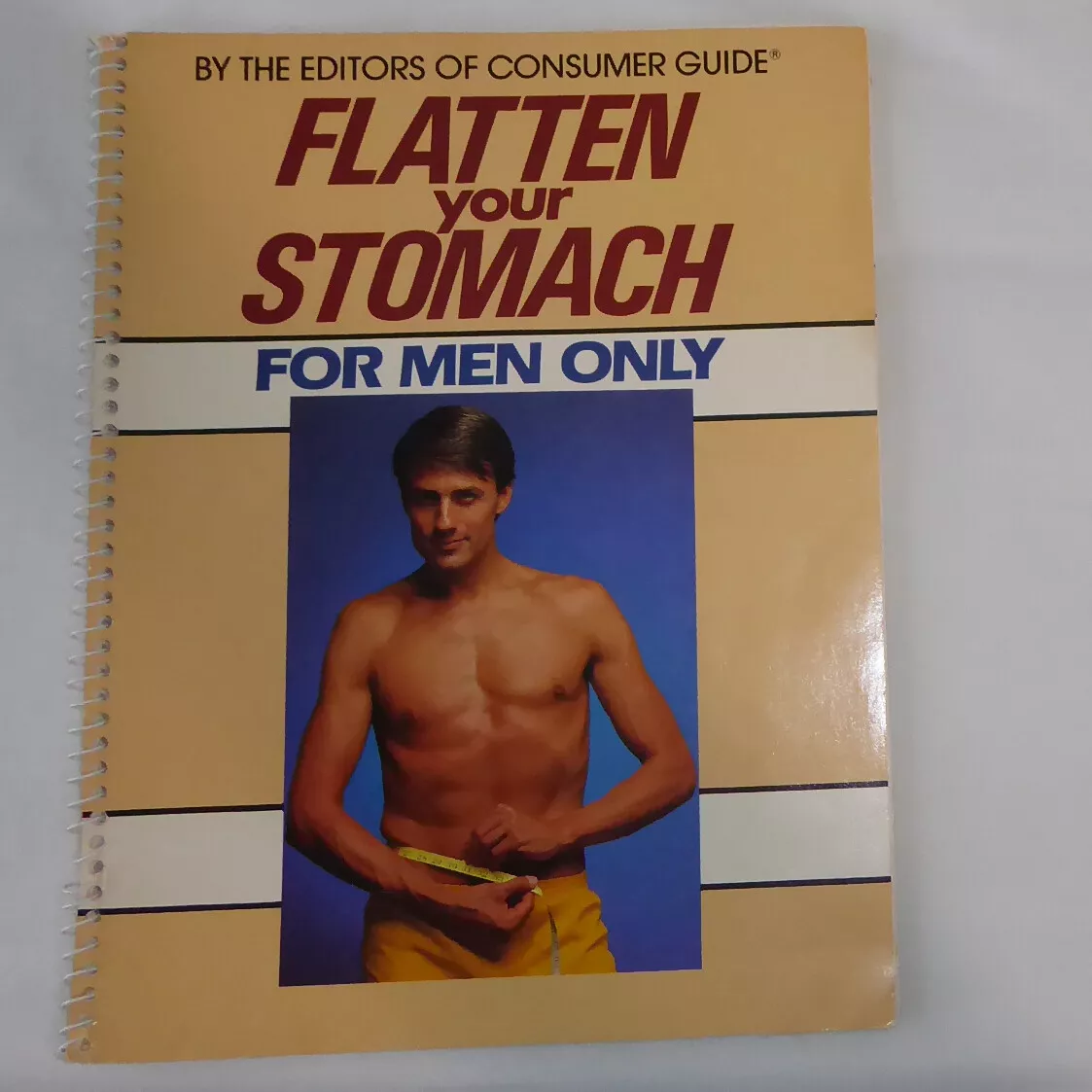 FLATTEN YOUR STOMACH FOR MEN ONLY VINTAGE RARE EXERCISE PROGRAM GUIDE L K WOW