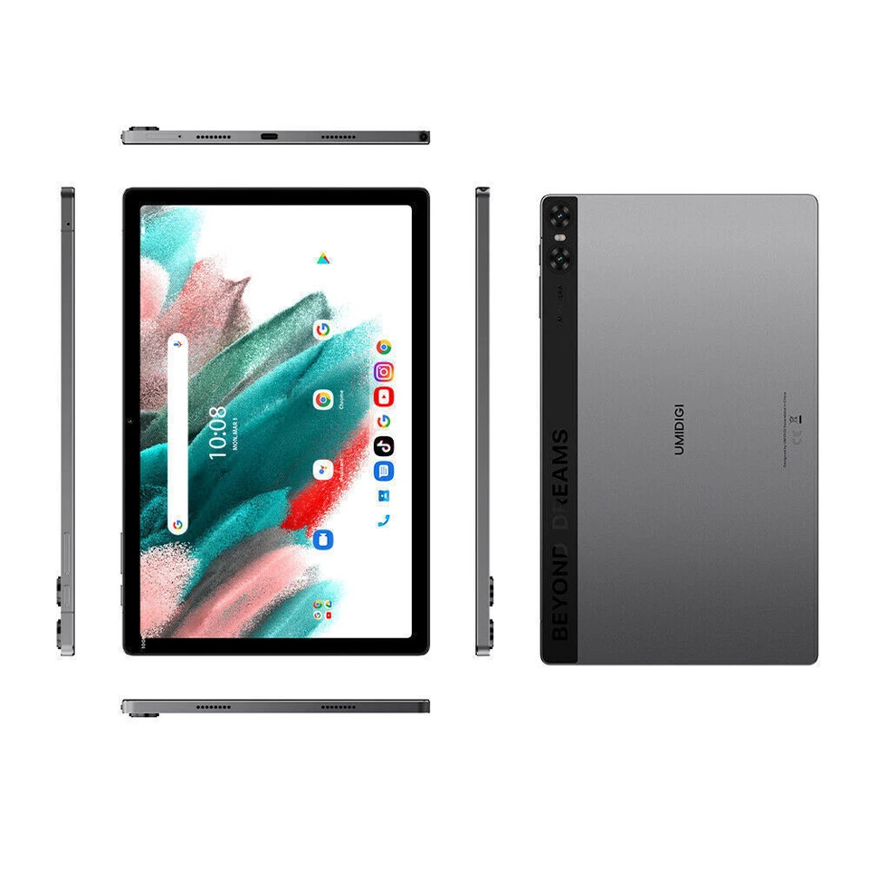UMIDIGI A13 Tab 8GB+8GB 128GB Dual 4G 7500mAh 10.5" Unlocked Android Tablet - Image 2 of 4