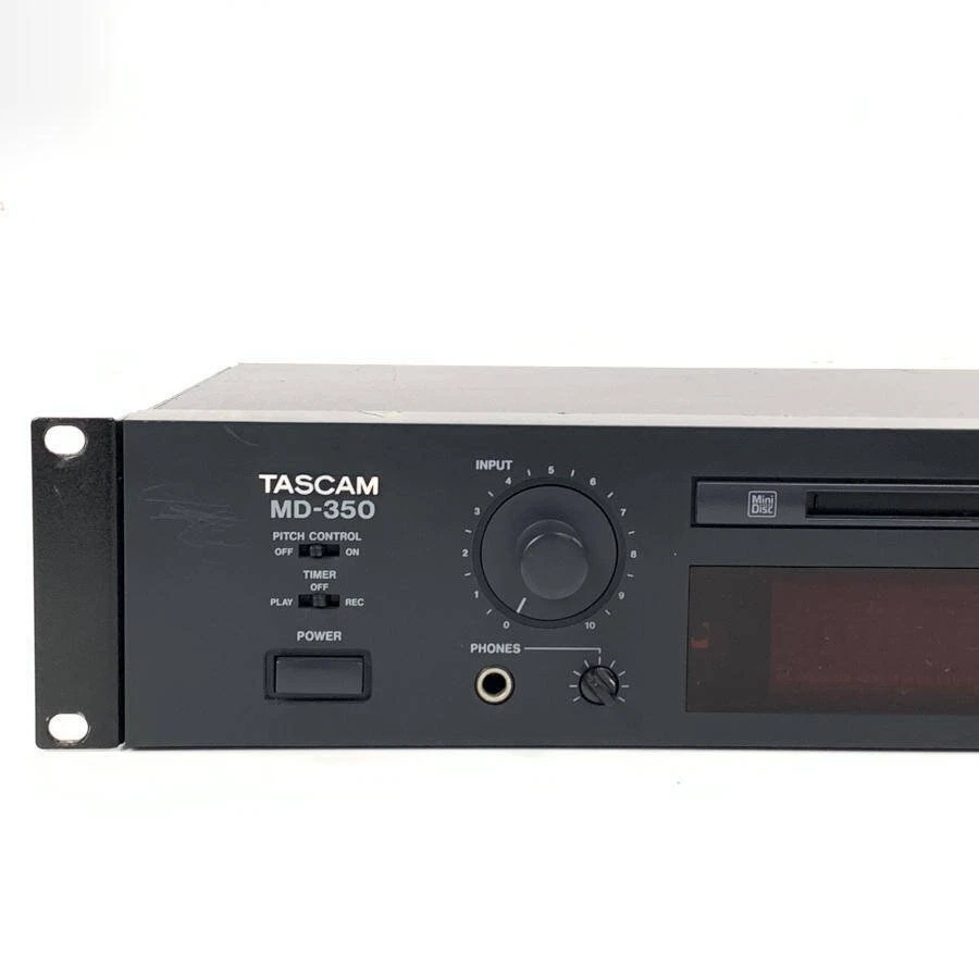 Lecteur Mini Disc Tascam MD-350 Enregistreur MD Deck du Japon UTILISÉ Japon - Photo 2/4