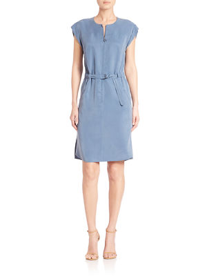 AKRIS Punto Women's Blue Zip-front Denim Dress, Size 4 | eBay