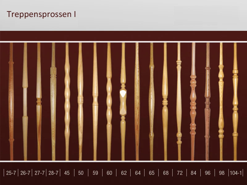 HOLZDREHTEILE GUNTER WARKENTHIN Geländerstäbe Treppensprossen Treppen Geländer Edelstahl Sprosse Staketen 1