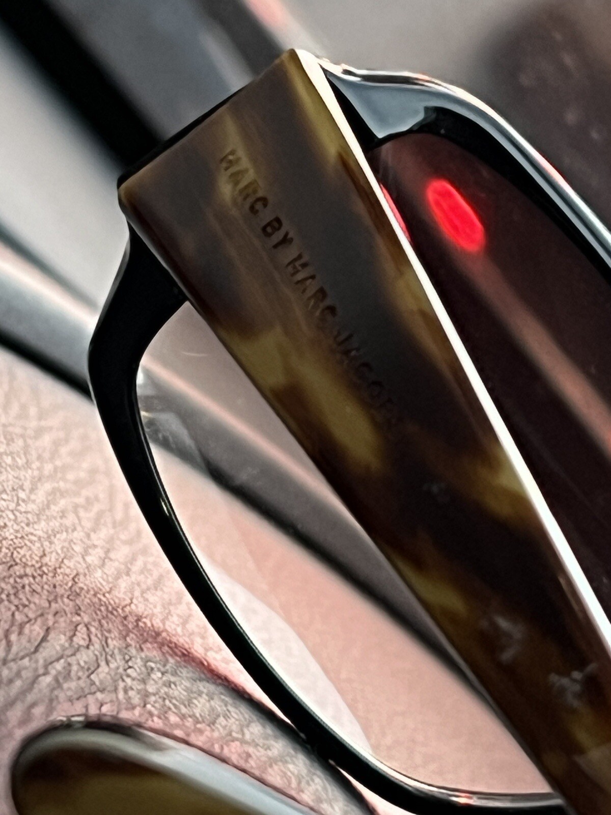 Marc Jacobs RECTANGULAR Sunglasses Brown Tortoise… - image 7