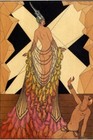 The Pride by George Barbier – French Art Deco Fashion Illustration Print 1925