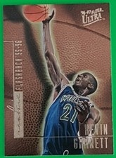 1996-97 Fleer Ultra Basketball Rookie Flashback Insert Card #9 KEVIN GARNETT