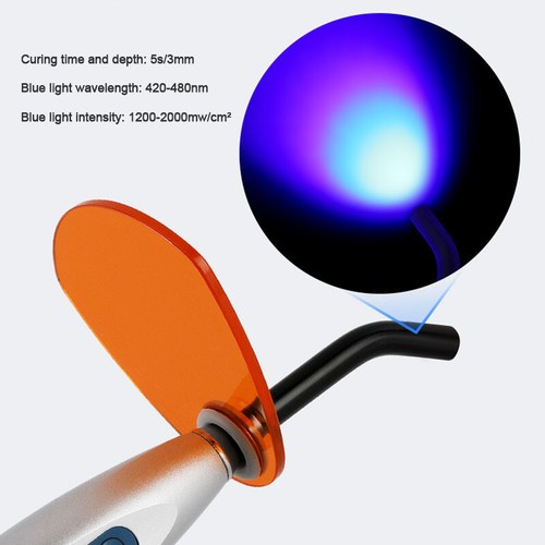 Lampada luce cura LED senza fili senza fili dentale 1200-2000mw US EU spina strumento - Foto 19 di 23