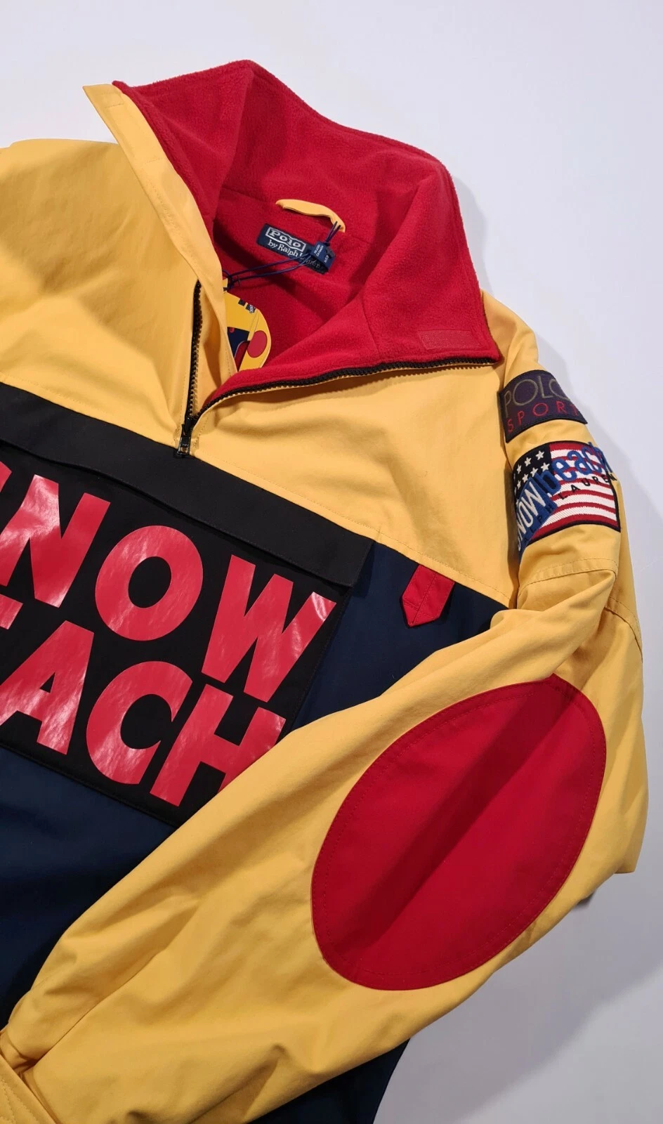SIZE XS Fits M Polo Ralph Lauren Snow Beach Pullover Jacket Sport Ski Cold Wave