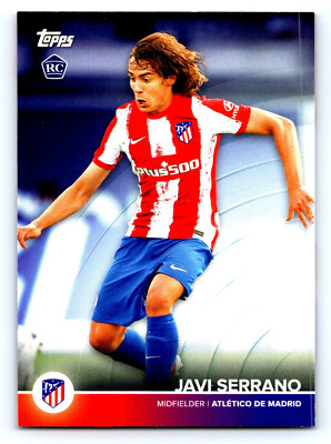 2021-22 TOPPS Atlético Madrid Official Team Set 22 Javi Serrano   RC