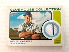 2022 Topps Heritage Clubhouse Collection RELIC - Miguel Cabrera 2-Color!