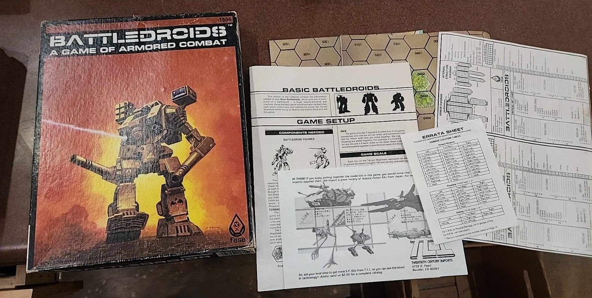FASA Battletech: Core Box Set Battledroids 1604 First Edition