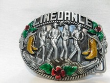 Buckle Belt OVAL LINE Dancers Boots Music Lovers NEW gift