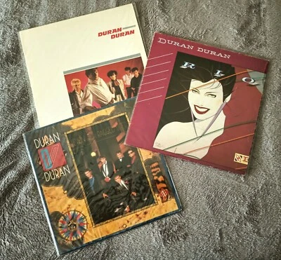 DURAN DURAN S/T (1981) + RIO (1982) + SEVEN And The RAGGED TIGER (1983) Vinyls - Imagen 1 de 4