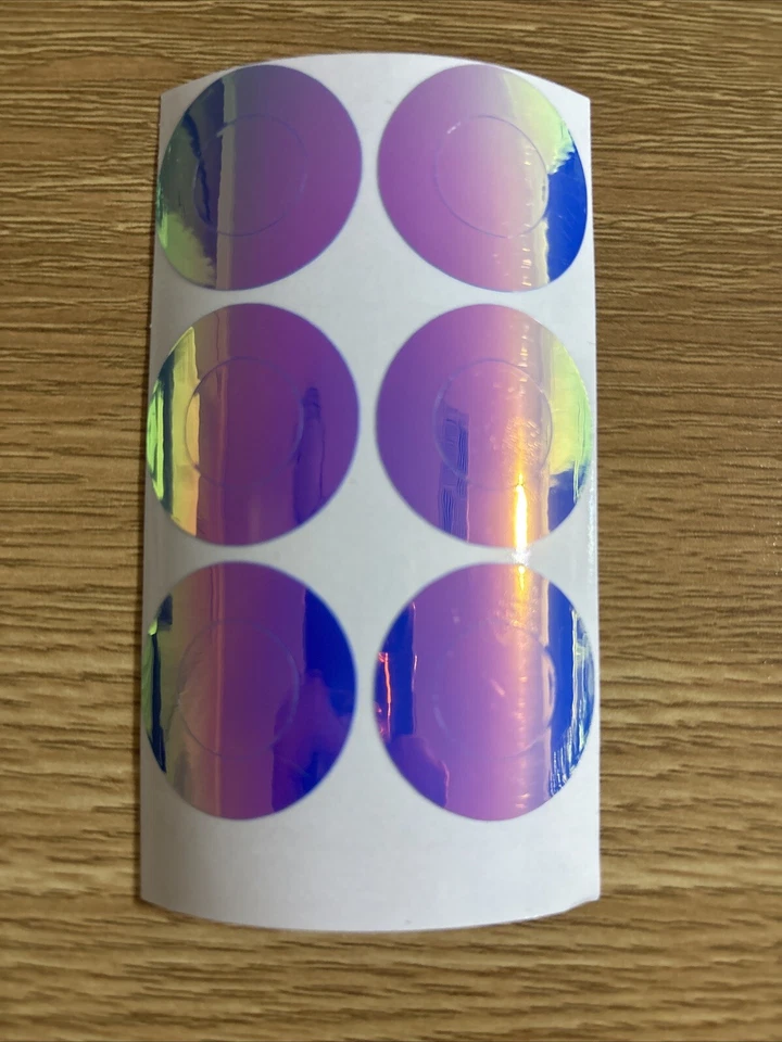 24 x pegatinas de anillo central de disco agrietado - CD, DVD, Xbox, PC, PS2, PS3, PS4, PS5 Foto 4 de 4