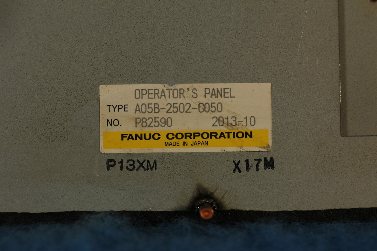 GE Fanuc System R-30iA Control Panel A05B-2502-C050 1 Year