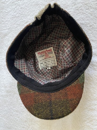 π¬π§π§’ Harris Tweed Cap Size - large Hand Made By Smith-London π¬π§ - Picture 6 of 6