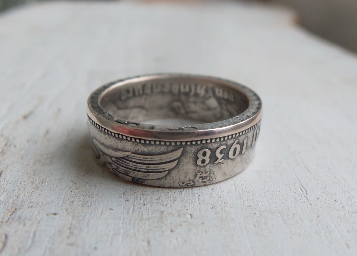 Germany Silver Coin Ring-Silver German Reichsmark