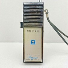 Vintage 1967 Truetone Eight Transistor Transceiver Channel 11 Super Het Parts 