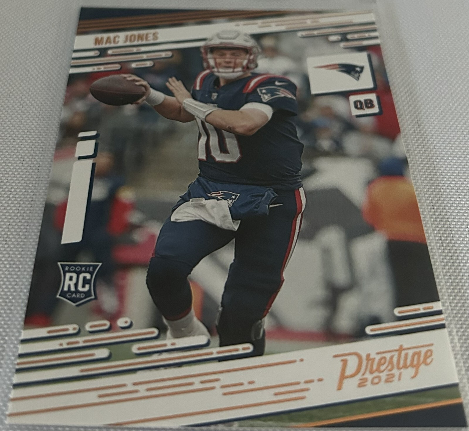 2021 Chronicles Prestige Football Mac Jones New England Patriots Rookie #205