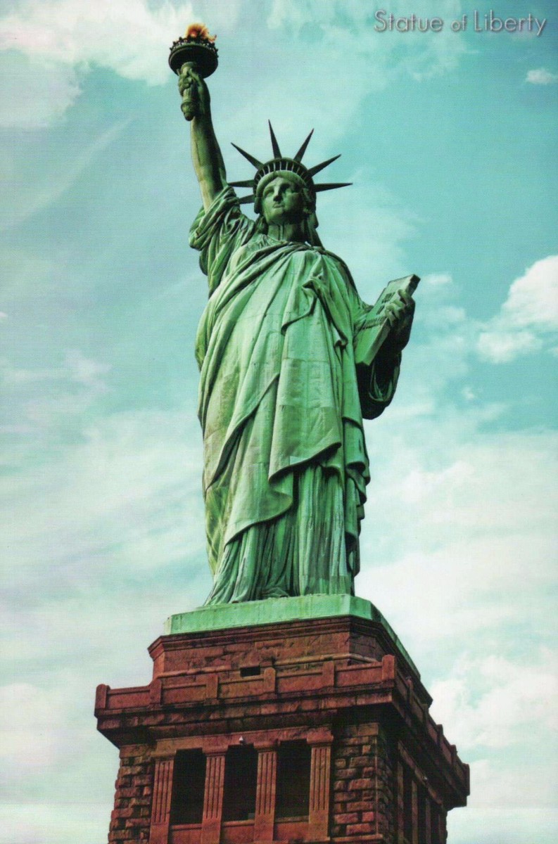 Statue of Liberty, Copper Statue in New York City Harbor NY