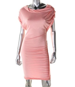 pastel pink cocktail dress