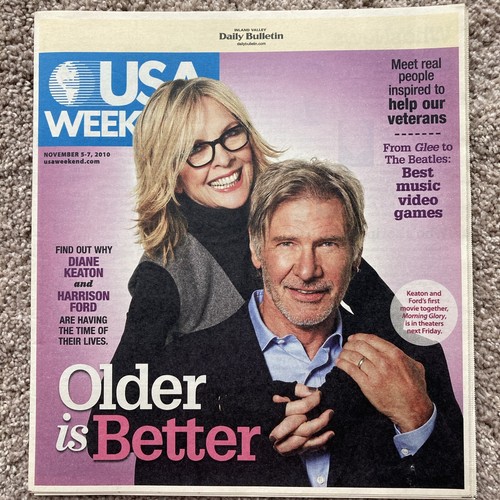 USA weekend magazine, November 5–7 2010, cover: Diane Keaton and ...