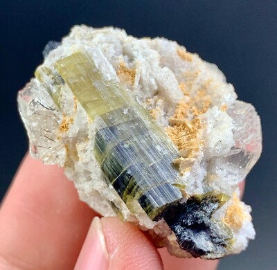 101 Carat Beautiful Green Cap TOURMALINE Combine With Topaz From astak Nala 