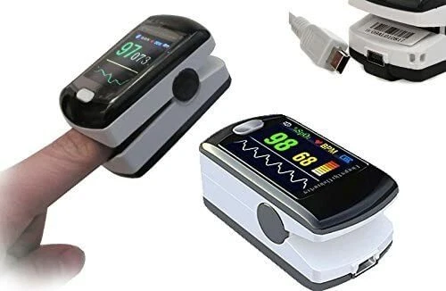 Oxímetro de pulso de dedo SpO2 Monitor de oxígeno en sangre, OLED, frecuencia del pulso, CMS50EA Foto 3 de 4
