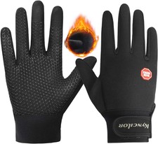 Winter Cycling Gloves Waterproof Touchscreen Fingers Warmer Gloves for Men Women