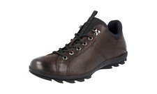 PRADA Leather Hiking Style Sneakers Shoes Booties Brown NEW -  US 6.5 EU 39,5